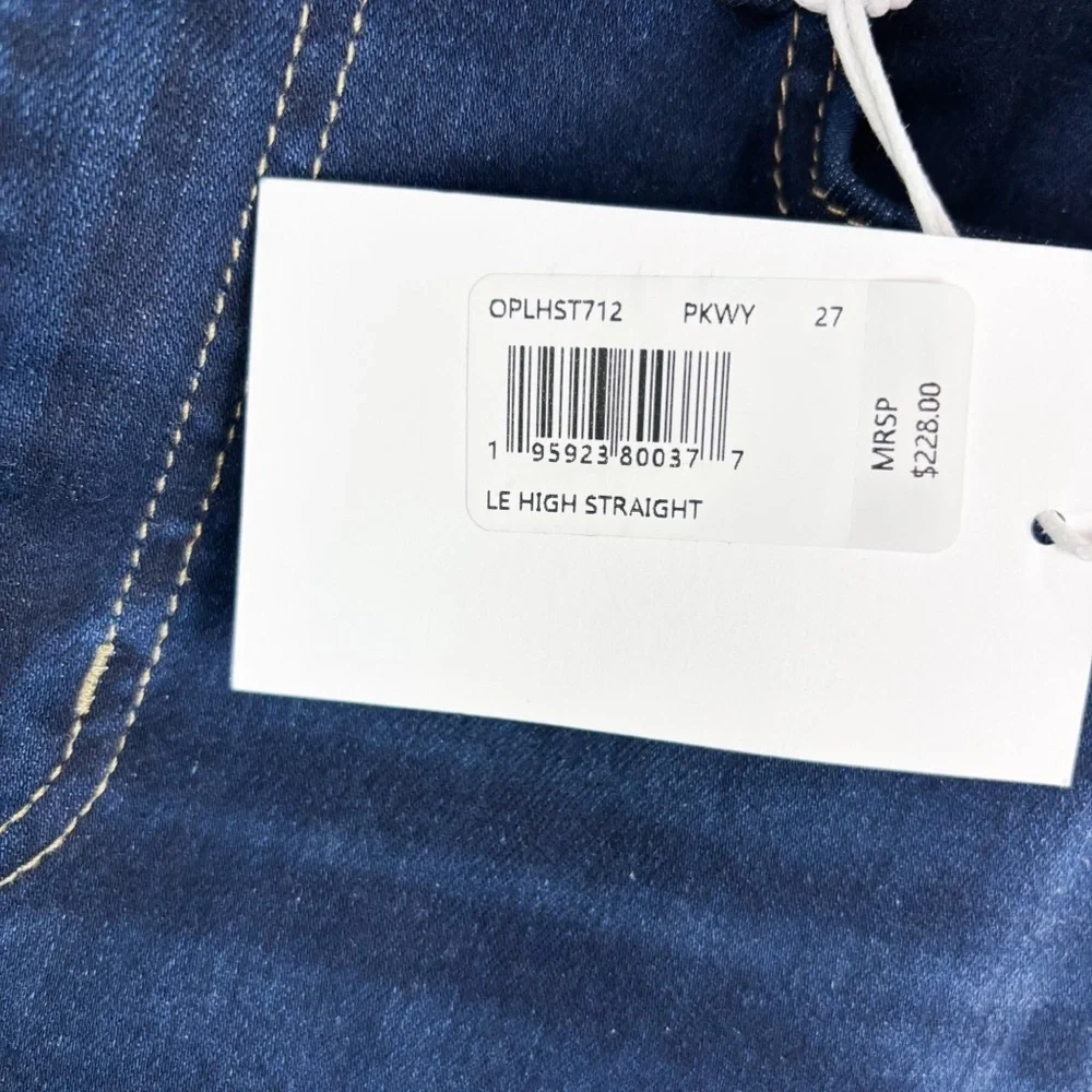 Frame Denim Women's Straight Leg Jeans - Dark Blue NWOT - Picture 9 of 11